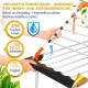 Devecioğlu Clothes Airer 22m Capacity, Extendable, Space Saving, Aluminum