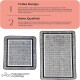 Set de tapis de bain antidérapants Miqna, 2 pièces, lavables (60x100 et 50x60 cm)