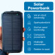UFUZON Ishiva Solar Power Bank 30000mAh, Wireless Qi 22.5W QC 3.0 USB-C