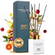 Room fragrance with scented sticks, diffuser, pear, mandarin, orange, 110 ml