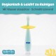 Babyton silicone toothbrush for babies 6-24 months, BPA-free & soft