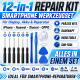 Outils d'ouverture d'écran LCD 10 en 1 pour iPhone/ Huawei /Xiaomi/OPPO