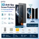 prio 3D Anti-Spy Tempered Glass for Samsung S22 Ultra black