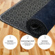 miqna Kitchen Rug, Non-Slip Kitchen Runner, Washable Kitchen Carpet, Black