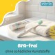 Babyton organic toothbrush made from corn, soft & environmentally friendly, ergonomic handle