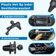 UFUZON Ishiva 3-in-1 Car Phone Holder with Strong Suction Cup