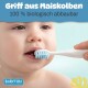 Babyton organic toothbrush made from corn, soft & environmentally friendly, ergonomic handle