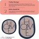 Set tapetes de banho antiderrapantes Miqna de 2 peças, laváveis (60x100 e 50x60 cm)