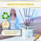 Room fragrance with scented sticks, diffuser, pear, mandarin, orange, 110 ml