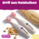 Babyton organic toothbrush made from corn, soft & environmentally friendly, ergonomic handle