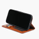 Funda de piel Wachikopa compatible con iPhone 16 Plus con ranura para tarjetas