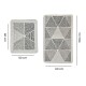 Miqna 2-piece non-slip bath mat Set , washable (60x100 & 50x60 cm)