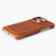 Capa de couro Wachikopa Full Wrap para iPhone 16 Pro Max com compartimentos para cartões.