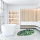 Miqna 2-piece non-slip bath mat Set , washable (60x100 & 50x60 cm)