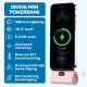 UFUZON Ishiva Mini Power Bank 5000 mAh USB-C, Wireless Portable Charger