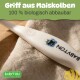 Babyton organic toothbrush made from corn, soft & environmentally friendly, ergonomic handle