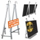 PV UNIVERSAL BRACKET COMPLETE SET FOR MOUNTING ONE PV MODULE ON RAILING/WALL