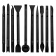 10 in 1 JF-857 Plastic Spudger Tools Set for iPhone/iPad/Laptops black