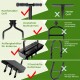 Kedoxi Manual Lawn Aerator 3 Tines, 38in Aerator for Garden & Yard