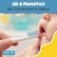 Babyton organic toothbrush made from corn, soft & environmentally friendly, ergonomic handle