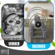 DecoBella 3 Stück Topfdeckelhalter 6 Fächer – platzsparender Küchen Organizer