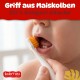 Babyton organic toothbrush made from corn, soft & environmentally friendly, ergonomic handle