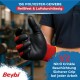 Beybi | 12 pairs of work gloves - polyester, nitrile 1/2 coating