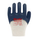 Beybi | 12 pairs of work gloves - cotton, 3/4 nitrile coated