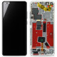 Display (OLED souple) + cadre pour P40 Pro ice white