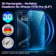 prio 3D Shock Proof Tempered Glass for iPhone 17/16 Pro (6.3in) black