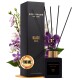 Room fragrance with scented sticks, violet, jasmine, black orchid, cinnamon - 110 ml