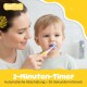 Sonic Baby Toothbrush with LED & Replacement Head, Extra Soft, BPA-Free (0-3 Years)