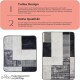 Set tapis de bain antidérapants Miqna 2 pièces, lavables (60x100 et 50x60 cm)
