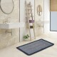 Miqna 2-piece non-slip bath mat Set , washable (60x100 &amp;amp; 50x60 cm)