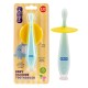 Babyton silicone toothbrush for babies 6-24 months, BPA-free & soft