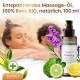 Massage oil, relaxing massage oil, 100% pure, organic, natural, 100 ml
