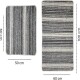 Miqna 2-piece non-slip bath mat Set , washable (60x100 &amp;amp; 50x60 cm)