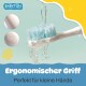Babyton organic toothbrush made from corn, soft & environmentally friendly, ergonomic handle