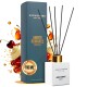 Fragancia para ambientes con varillas perfumadas, difusor, ámbar, almizcle, notas de vainilla, 110 ml