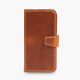 Funda de piel Wachikopa compatible con iPhone 16 Pro con ranura para tarjetas