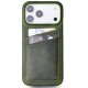Capa de couro Wachikopa Full Wrap para iPhone 17 Pro Max com compartimentos para cartões.