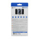 prio 3D Anti-Spy Tempered Glass for iPhone 17 / 16 Pro black [EOL]