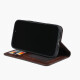Funda de piel Wachikopa compatible con iPhone 16 Pro con ranura para tarjetas
