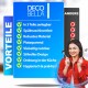 Cesto escorredor de talheres com 3 compartimentos | Bandeja coletora para facas, garfos e colheres