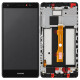 Display Unit + Frame voor Huawei Mate S zwart