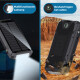 UFUZON Ishiva Solar Power Bank 30000mAh, Wireless Qi 22.5W QC 3.0 USB-C