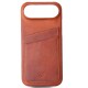Capa de couro Wachikopa Full Wrap para iPhone 17 Air com compartimentos para cartões.