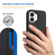 prio Protective Cover for iPhone 16 (6.1in) black