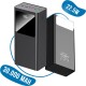 UFUZON Ishiva Power Bank 30000mAh, 22.5W Fast Charge QC 3.0 USB-C
