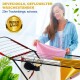 Devecioğlu Clothes Airer 20m Capacity, Extendable, Space Saving, Black